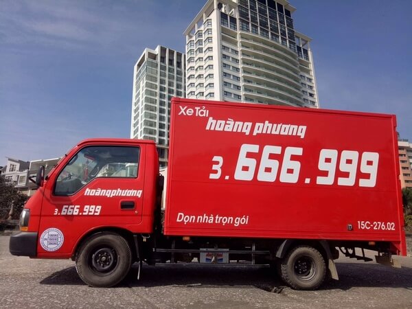 Hoàng Phương sở hữu hệ thống xe tải từ 500kg đến 5 tấn