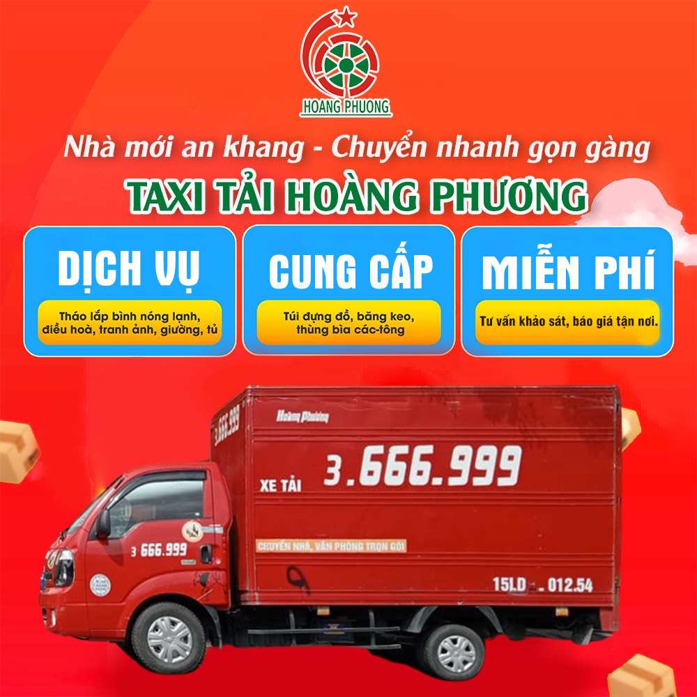 Taxi Tải Hoàng Phương nhận chuyển nhà mọi khung giờ, kể cả ngày cuối tuần