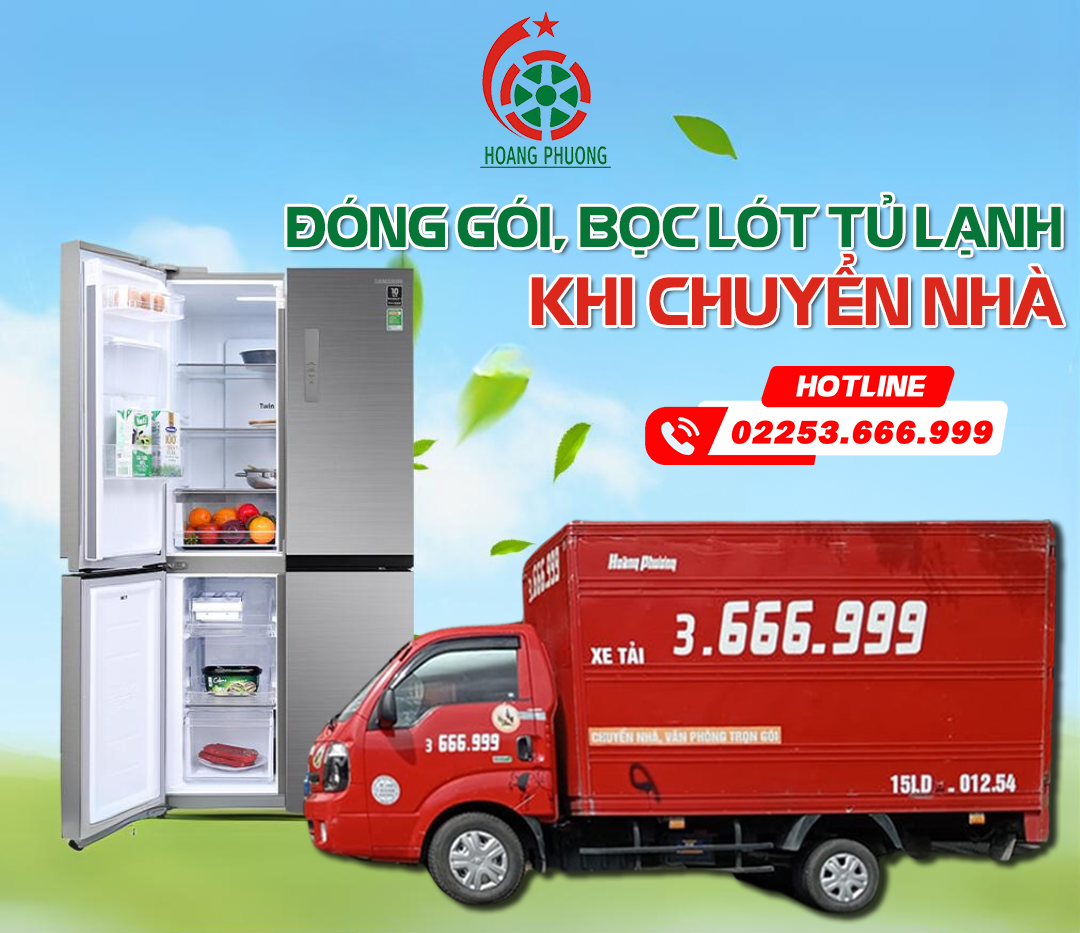 Các bước đóng gói, bọc lót tủ lạnh an toàn, đảm bảo khi chuyển nhà