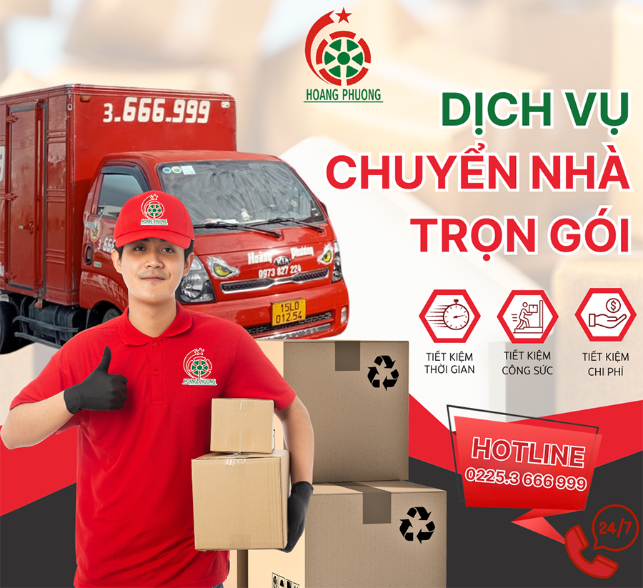 Dịch vụ taxi tải, dọn nhà trọn gói tại Hải Phòng