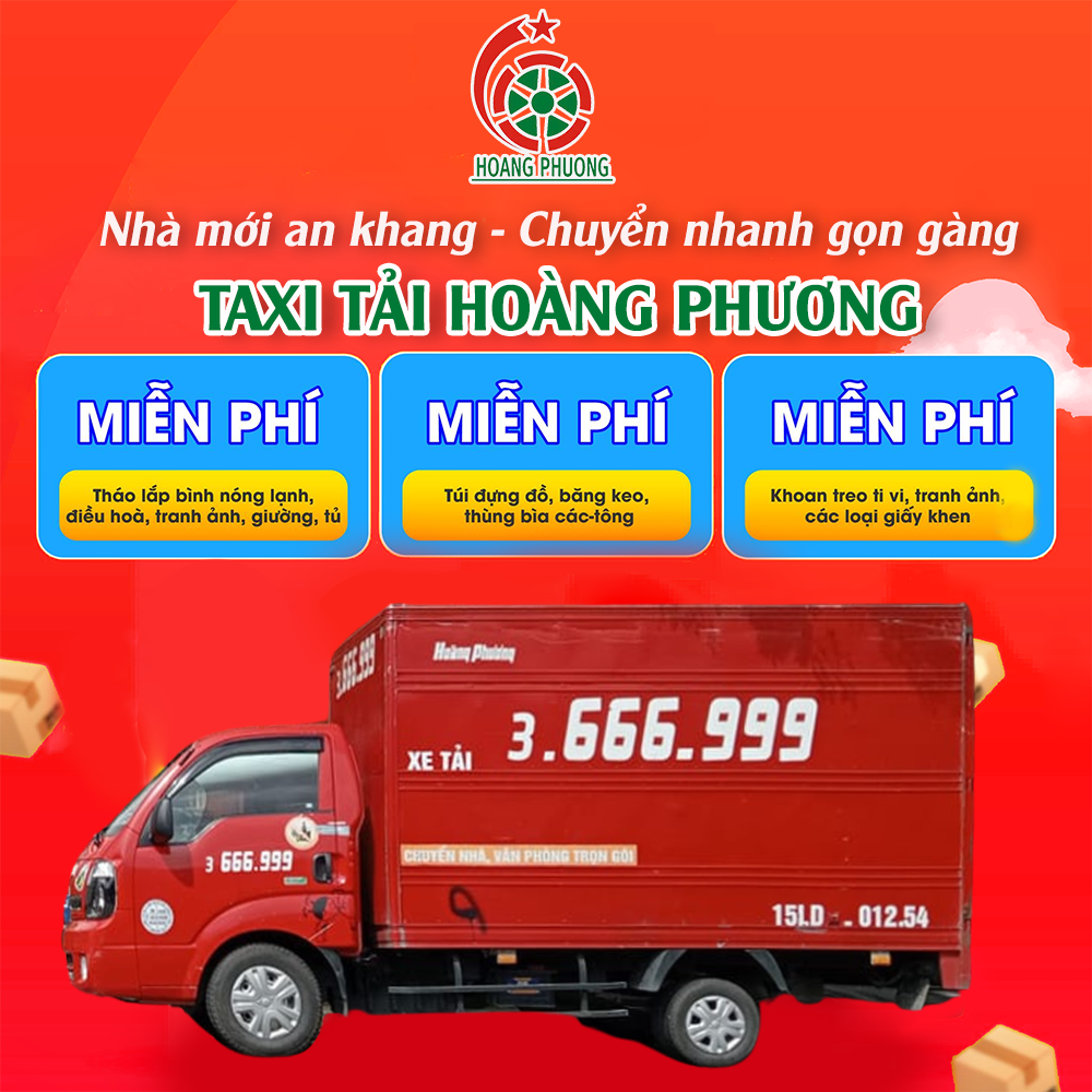 Đồ đạc quá nhiều? Taxi Tải Hoàng Phương chuyển nhà gọn gàng trong tích tắc